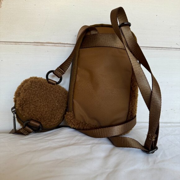 NWOT Lululemon Modular Phone Crossbody Bag Fleece Burnt Caramel Gunmetal Hardwar - Picture 7 of 15